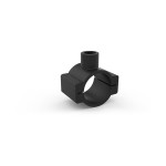 Abraçadeira cano 75mm Rosca de 1/2 Polegada