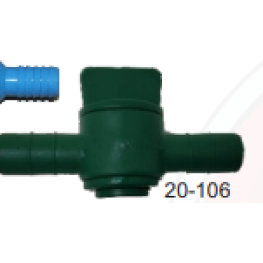 TORNEIRA DE PASSAGEM 16MM (REGISTRO) TIPO EUROLATTE