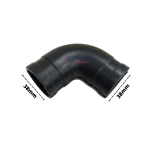  Curva De Borracha 38x38 Para Ordenhadeira Universal 1 Unid