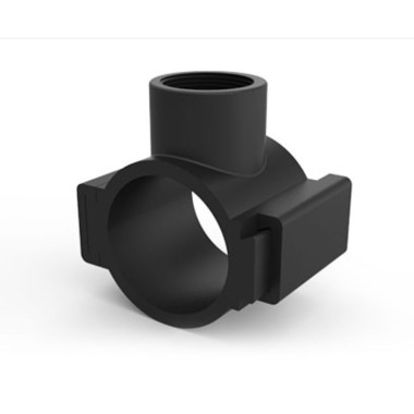 Abraçadeira cano 75mm Rosca de 1/2 Polegada